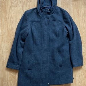 Tommy Hilfiger dark grey coat (L)